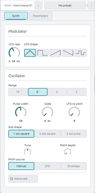 The same mxm-mono-01 editor reflowed into one narrow column